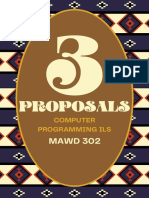 Proposals: MAWD 302