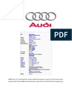 Audi Assignment