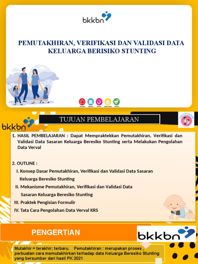 Verval Data Keluarga Berisiko Stunting | PDF