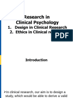 Designs in Clinical Research