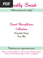 Sweet Berrylicious Free PDF Pack by Sweetly Sweet