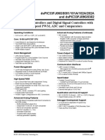 Dspic33Fj06Gs001/101A/102A/202A and Dspic33Fj09Gs302 16-Bit Microcontrollers and Digital Signal Controllers With High-Speed PWM, Adc and Comparators