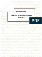 Strategia Nationala de Export 2014-2020