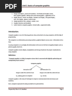 Unit 1 CG Notes