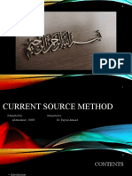 Current Source Method: Conversion Between Voltage and Current Sources