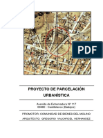 Proyecto Parcelacion Urbanistica MOLINO