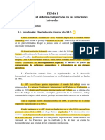 Introducción al sistema comparado en las relaciones laborales