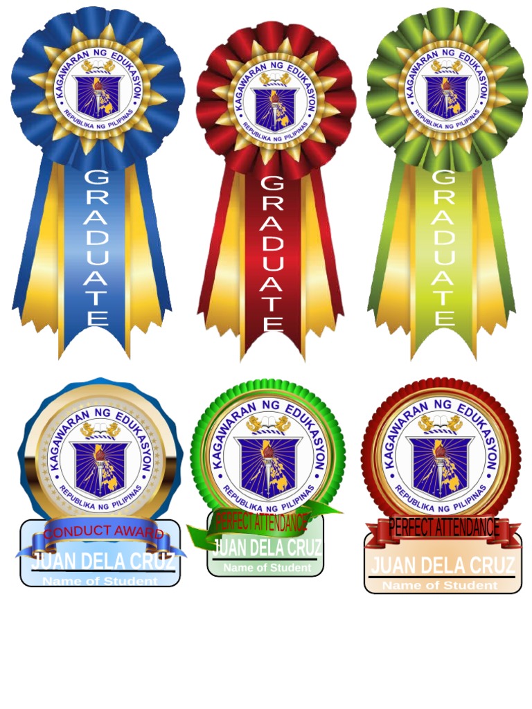 For Free RIBBONS and Certificates | PDF