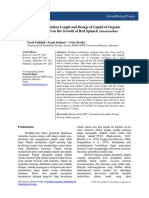 The Effect of Fermentation Length and Dosage of Liquid of Organic Fertilizer Banana Peel On The Growth of Red Spinach (Amaranthus