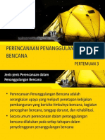 Perencanaan Penanggulangan Bencana