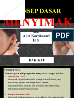 Konsep Dasar Menyimak