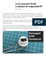 Cómo reparar el conector RJ45 dañado de la cámara de seguridad IP — SecurityCamCenter