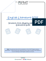 A Guide To Structure, Form, Rhythm, Meter - English Literature GCSE
