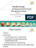 Mindful Eating Class 3: Introduction to Mindful Eating