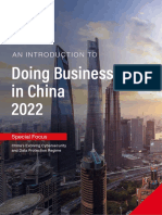 An Introduction To Doing Business in China 2022