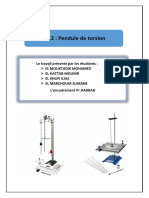 Compte Rendu Du Travaux Pratiques Des Mecanique Solides Finale 1