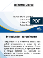 Descrição Integral de Funcionamento de Extensioemtro em Parafusos de Bancadas Comparadas A Parafausos de Roda