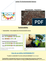 Lecture 2.1 Sustainability and Population