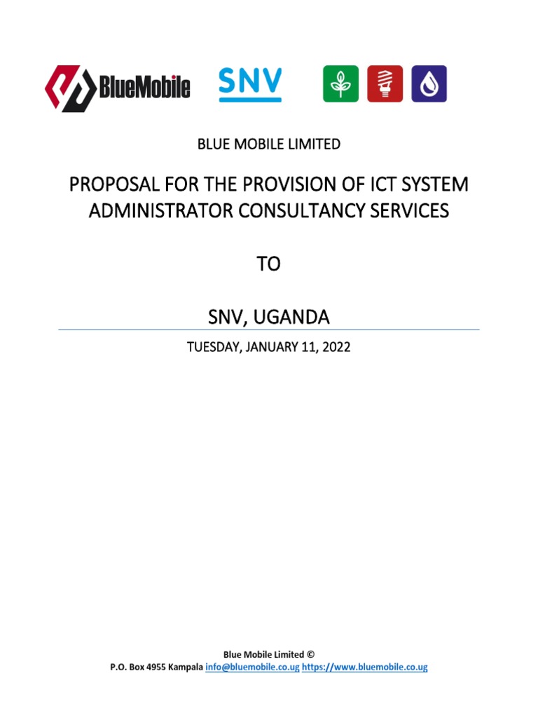 SNV - Provision of ICT COnsultancy Services 20012022 | PDF | Computer ...