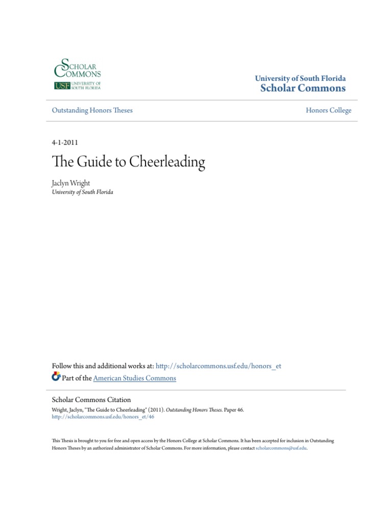 Comprehensive Cheerleading Guide | PDF | Cheerleading