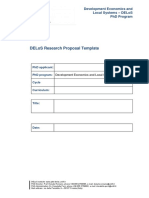 PHD Research Proposal Form