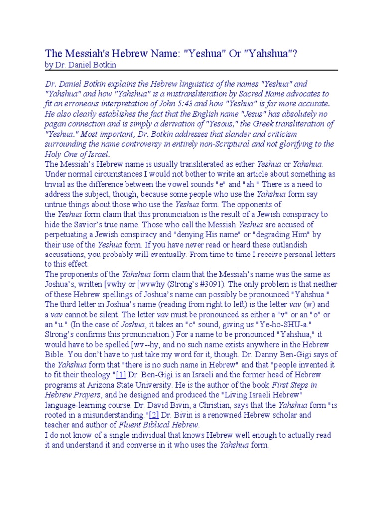 The Messiah | PDF | Jesus | Jews And Judaism