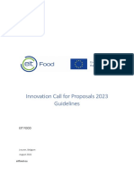 EIT Food Open Innovation Call 2023 Guidelines Complete