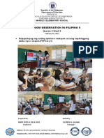 Classroom Observation in Filipino-Math 2021-2022