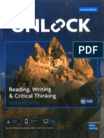 Unlock 3 Reading Writing Critical Thinking Students Book