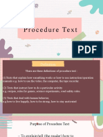 Procedure Text