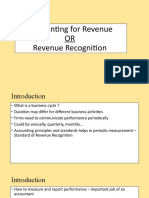 Session 5 and 6 - Accounting For Revenue