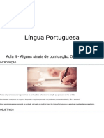 Aula 4 - Alguns Sinais de Pontuação - O Uso Da Vírgula