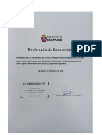 Declaracao Escolar