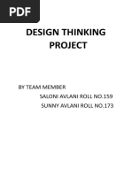 Design Thinking Project Saloni Sunny C - PPT