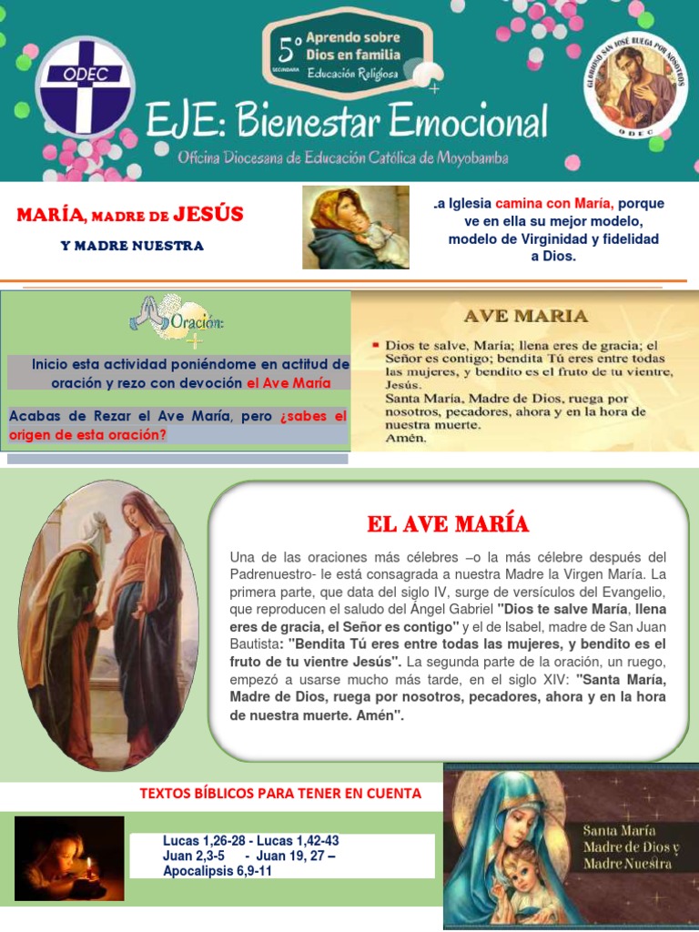María, Madre de Dios y Nuestra | PDF | María, madre de Jesús | Cristo ...