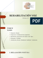 Tema IV Rehabilitación Voz 2020