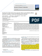 Framing the triple bottom line approach Direct and mediation effects between economic, social and environmental elements