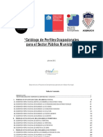 Catalogo Perfiles Ocupacionales Sector Municipal 2012