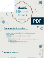 Islamic History Thesis by Slidesgo