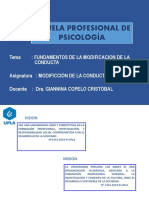 SESIÓN 2. FUNDAMENTOS DE LA MODIFICACIÓN DE LA Cx.