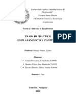 Trabajo Practico Grupal - Emplazamiento y Contexto - Grupo - Airaldi, Benitez, Davalos