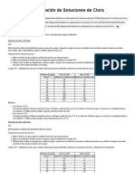 Preparación de Soluciones de Cloro en Portal Industrial