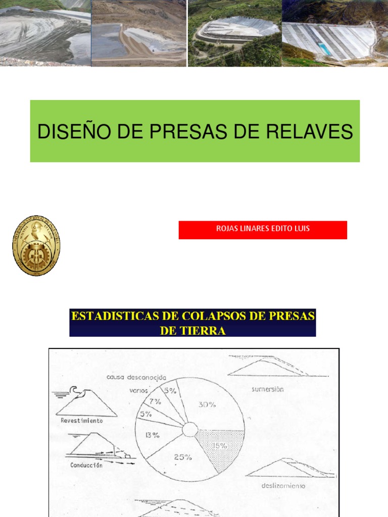 Diseño de Presas de Relaves en Perú | PDF | Cuenca de drenaje | Temblores