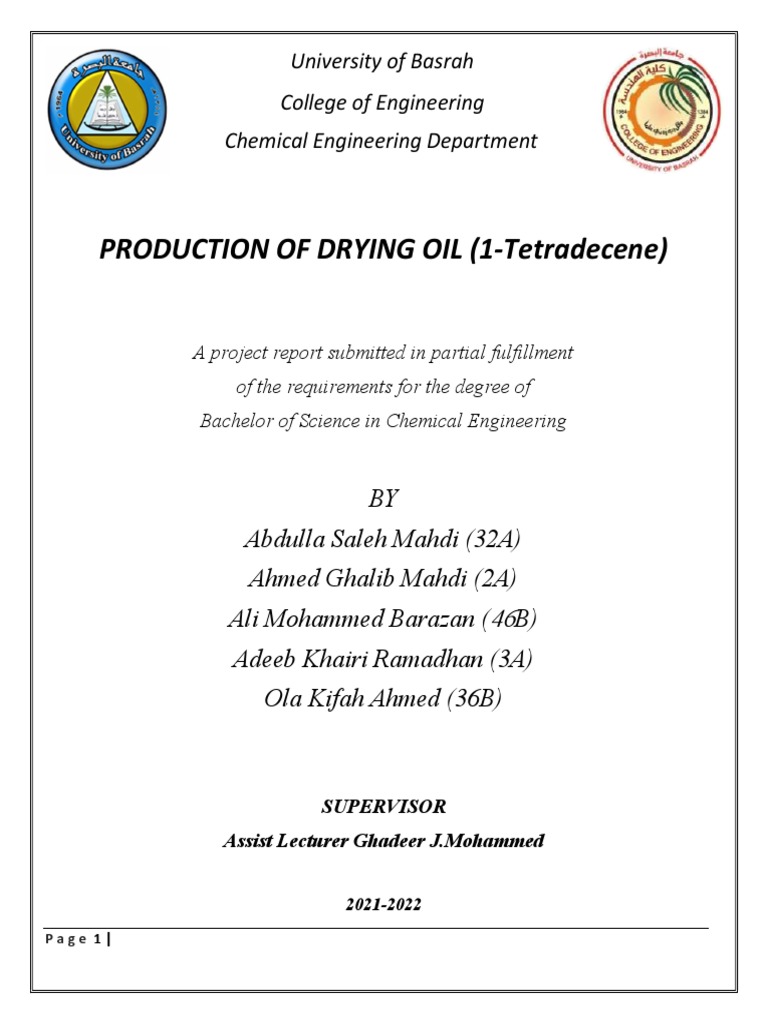 Drying Oil Production Overview | PDF | Paint | Varnish