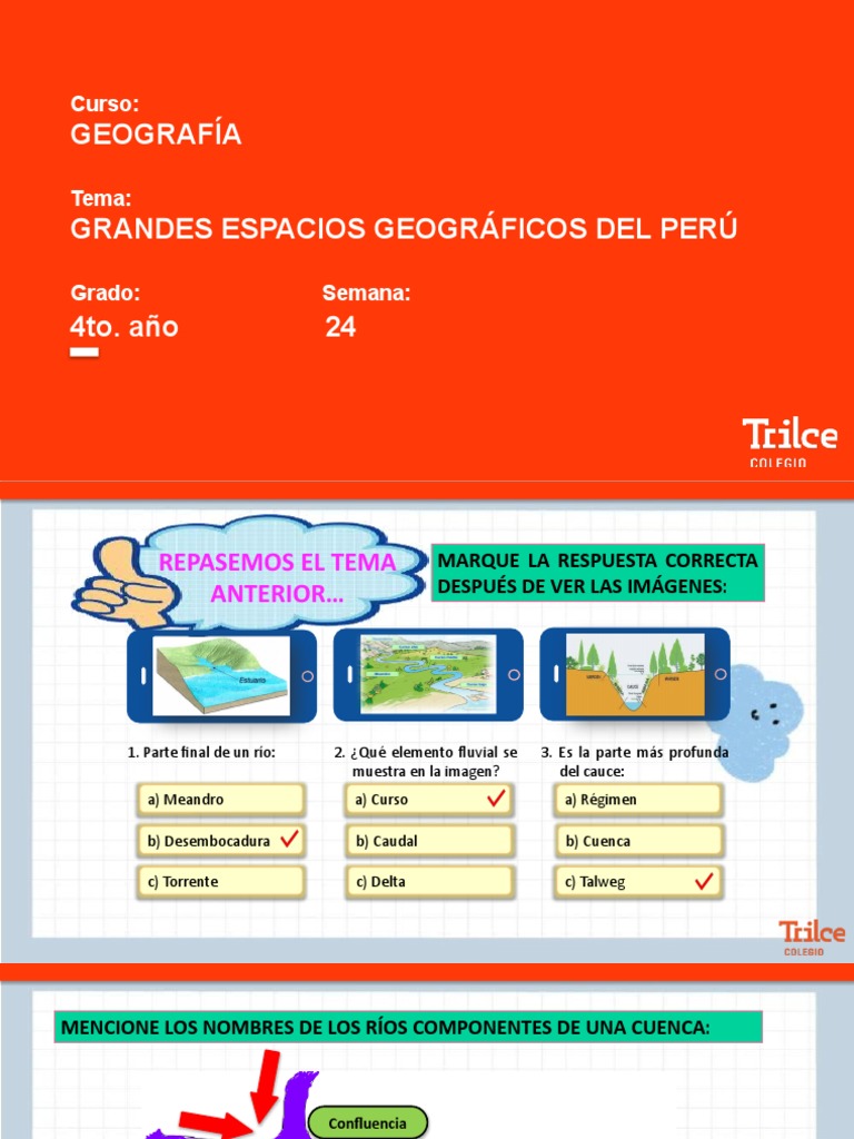 GF-4to-Grandes Espacios Geográficos Del Perú | PDF | Perú | Américas