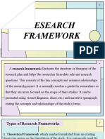 Research Framework Scope and Delimitation Significance Definition