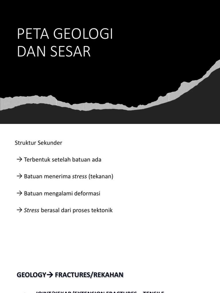 Peta Geologi Dan Sesar Pgtl Pdf