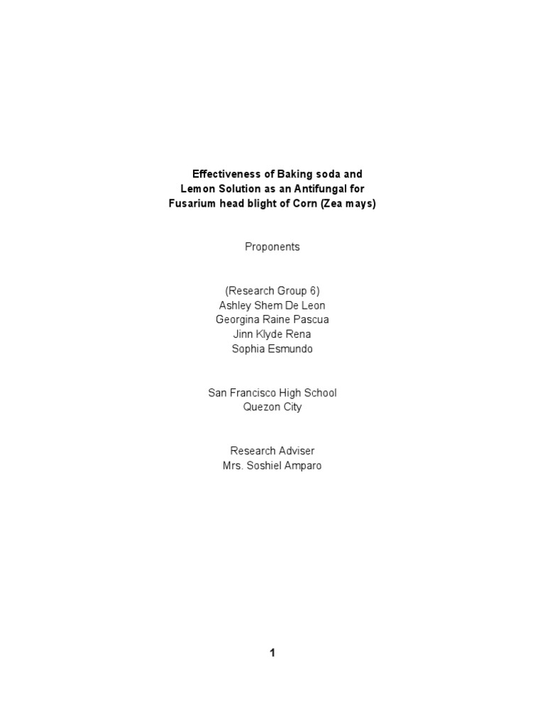 Research Title Defense Pdf Wheat Agriculture