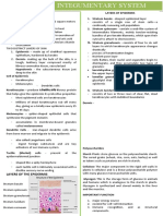 Integumentary System Note