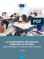 La Scolarisation Des Jeunes Migrants en europe-NC0118069FRN